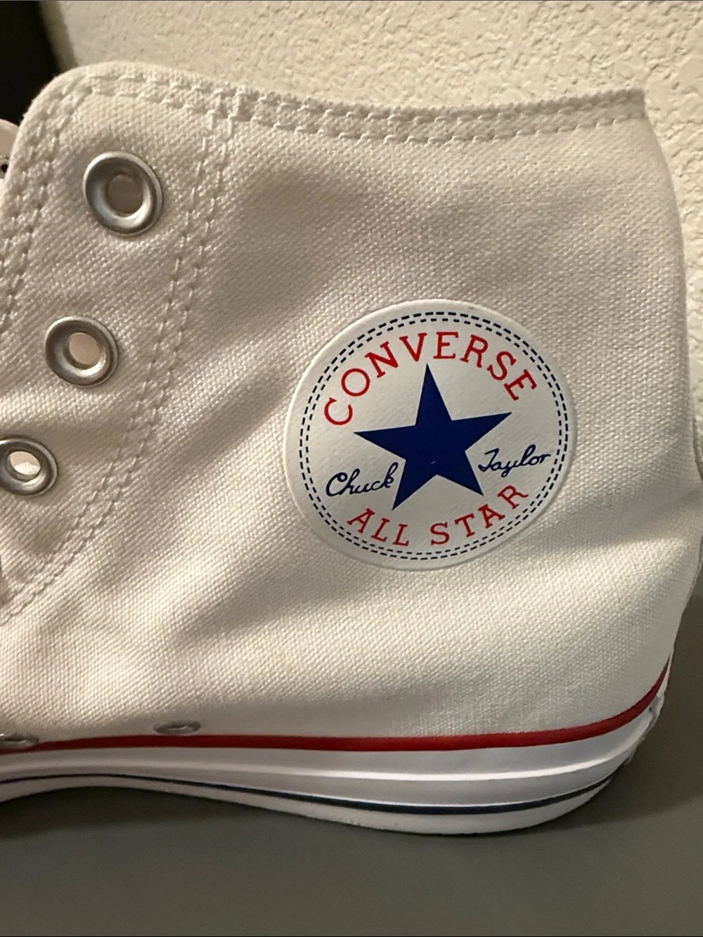 NWT Converse Chuck Taylor All Star High Top Sneaker,Optical White,Unisex-men 12 - Picture 2 of 15